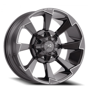 Luxxx HD LHD16 22x12 -44 6x135mm 106.1mm Lava Gray Milled