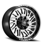 Luxxx HD LHD19 20x10 -18 5x127mm 78.1mm Gloss Black Machined Face
