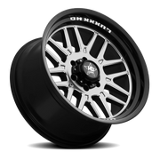 Luxxx HD LHD20 20x10 -18 6x139.7mm 106.1mm Gloss Black Machined Face