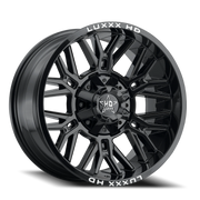 Luxxx HD LHD25 22x12 -44 5x127mm 78.1mm Gloss Black