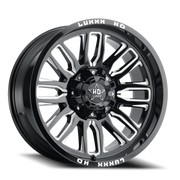 Luxxx HD LHD26 22x10 -18 8x165.1mm 125mm Gloss Black Milled