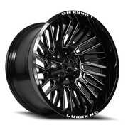 Luxxx HD LHD28 22x12 -44 8x165mm 125mm Gloss Black Milled
