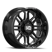 Luxxx HD LHD35 20x10 -19 5x150mm 110mm Gloss Black Milled