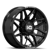 Luxxx HD LHD36 20x9 +0 6x115mm 73.1mm Gloss Black Milled