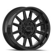 Luxxx HD LHD37 20x9 +0 8x180mm 124.2mm Gloss Black