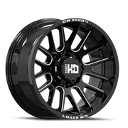 Luxxx HD LHD38 20x10 -19 8x165mm 125.1mm Gloss Black Milled