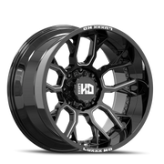 Luxxx HD LHD39 20x10 -19 5x150mm 110mm Gloss Black Milled