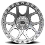 Luxxx HD LHD40 17x9 -6 5x150mm 110mm Satin Silver