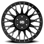 Luxxx HD LHD43 22x10 +0 8x180mm 124.2mm Gloss Black Milled