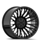 Luxxx HD LHD44 22x10 +0 8x180mm 124.2mm Gloss Black