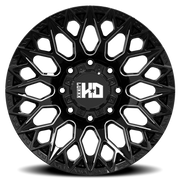 Luxxx HD LHD45 20x9 +0 8x165mm 125.1mm Gloss Black Milled