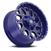 Luxxx HD LHD8 20x10 -12 6x135mm 106.1mm Gloss Blue Milled