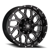Luxxx HD LHD8 20x10 -18 6x135mm 106.1mm Gloss Black Milled