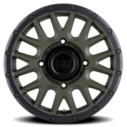 Black Rhino La Paz UTV 15x7 +51 4x156mm 132mm Olive Drab Green Black Lip Edge