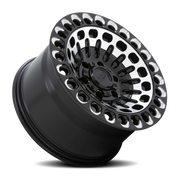 Black Rhino Labyrinth 17x9.5 -18 8x165.1mm 125.1mm Gloss Black Machined Face-Milled