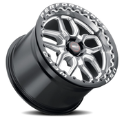 WELD Laguna Beadlock 15x10 +45 5x120mm 78.1mm Gloss Black Milled-Black Ring