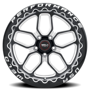 WELD Laguna Beadlock 17x10 +42 5x120mm 78.1mm Gloss Black Milled-Black Ring