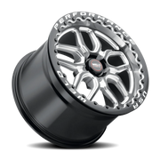 WELD Laguna Beadlock 18x12 +52 5x120mm 78.1mm Gloss Black Milled-Diamond Cut Lip