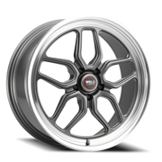 WELD Laguna 20x9 +29 5x114.3mm 72.56mm Satin Gunmetal Diamond Cut Lip