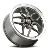 WELD Laguna 20x11 +40 5x120mm 72.56mm Satin Gunmetal Diamond Cut Lip