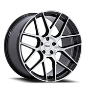 TSW Lasarthe 17x8 +35 5x112mm 66.56mm Gloss Black Machined