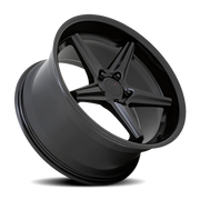 TSW Launch 20x8.5 +20 5x112mm 66.56mm Matte Black Gloss Black Lip