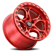 WELD Ledge Beadlock 17x9 -12 5x127mm 71.5mm Candy Red