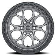 WELD Ledge 6 20x12 -44 6x135mm 87.1mm Satin Gunmetal Black Ring