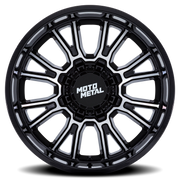 Moto Metal Legacy 17x9 +20 5x139.7mm 110.1mm Gloss Black Machined