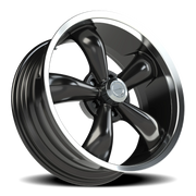 Vision 142 20x8.5 +10 5x127mm 83mm Gloss Black Machined Lip