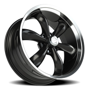 Vision 142 20x9 +20 6x139.7mm 106.2mm Gloss Black Machined Lip