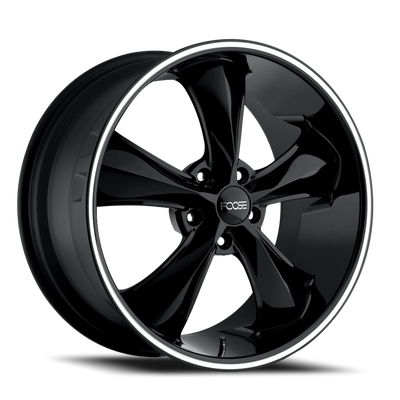 Foose Legend 17x7 +1 5x120mm 72.6mm Black Milled Accents