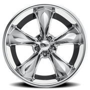 Foose Legend 20x10 +1 5x120mm 72.6mm Chrome