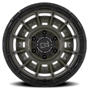 Black Rhino Legion 17x9 -12 5x127mm 71.5mm Olive Drab Green Black Lip