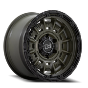 Black Rhino Legion 17x9 +0 6x139.7mm 106.1mm Olive Drab Green Black Lip