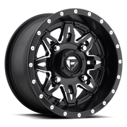 Fuel Lethal UTV 15x7 +13 4x156mm 132mm Matte Black Milled