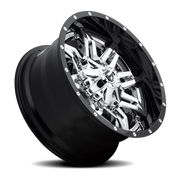 Fuel Lethal 20x10 -19 5x114.3mm 78.1mm Chrome Gloss Black Lip