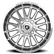 Gear Off Road Leverage 22x10 -19 8x165.1mm 125.2mm Chrome