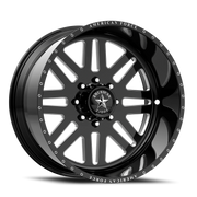 American Force 9 Liberty SS 20x9 +0 6x139.7mm 78.1mm Gloss Black Machined