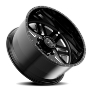 American Force 9 Liberty SS 22x10 -25 6x135mm 87.1mm Gloss Black Machined