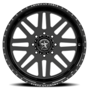 American Force 9 Liberty SS 24x14 -73 8x165.1mm 122mm Gloss Black Machined