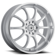 Konig Lightning 16x7 +40 5x100mm 73.1mm White Machined Lip
