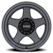 KMC Lobo 17x8.5 -10 5x127mm 71.5mm Matte Anthracite