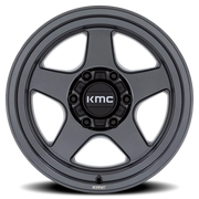 KMC Lobo 17x8.5 +18 6x135mm 87.1mm Matte Anthracite