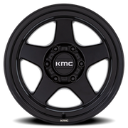 KMC Lobo 17x8.5 -10 5x127mm 71.5mm Matte Black