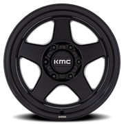 KMC Lobo 17x8.5 +18 6x139.7mm 106.1mm Matte Black