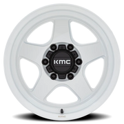 KMC Lobo 17x8.5 -10 6x120mm 66.9mm Gloss White