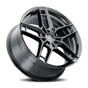 Platinum Lotus 20x8.5 +40 5x120mm 74.1mm Gloss Black Clear Coat