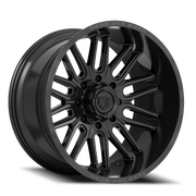 Gear Off Road Lumen 20x9 +18 8x180mm 124.3mm Satin Black