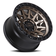 Lock Offroad Lunatic 20x10 -18 8x170mm 125.2mm Matte Bronze Matte Black Ring